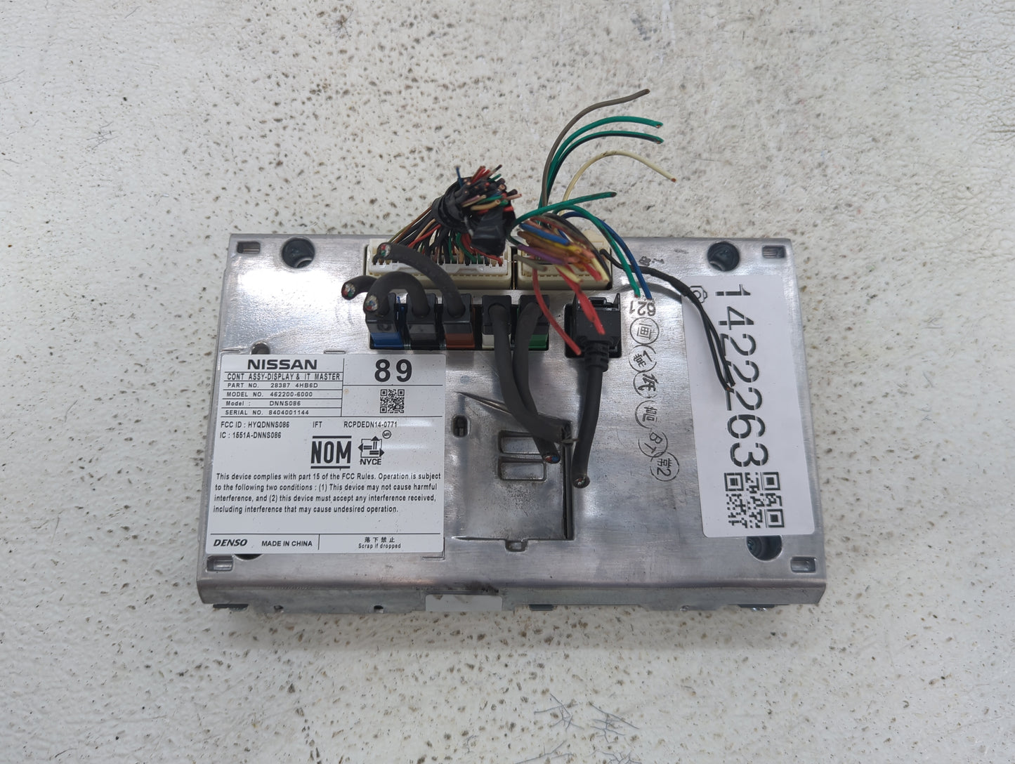 2015-2015 Infiniti Q50 Information Display Screen - Oemusedautoparts1.com