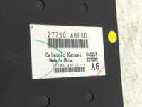 Infiniti Q50 Temperature Control Module 27760 4hf0d|27760 4hf0d--a - Oemusedautoparts1.com