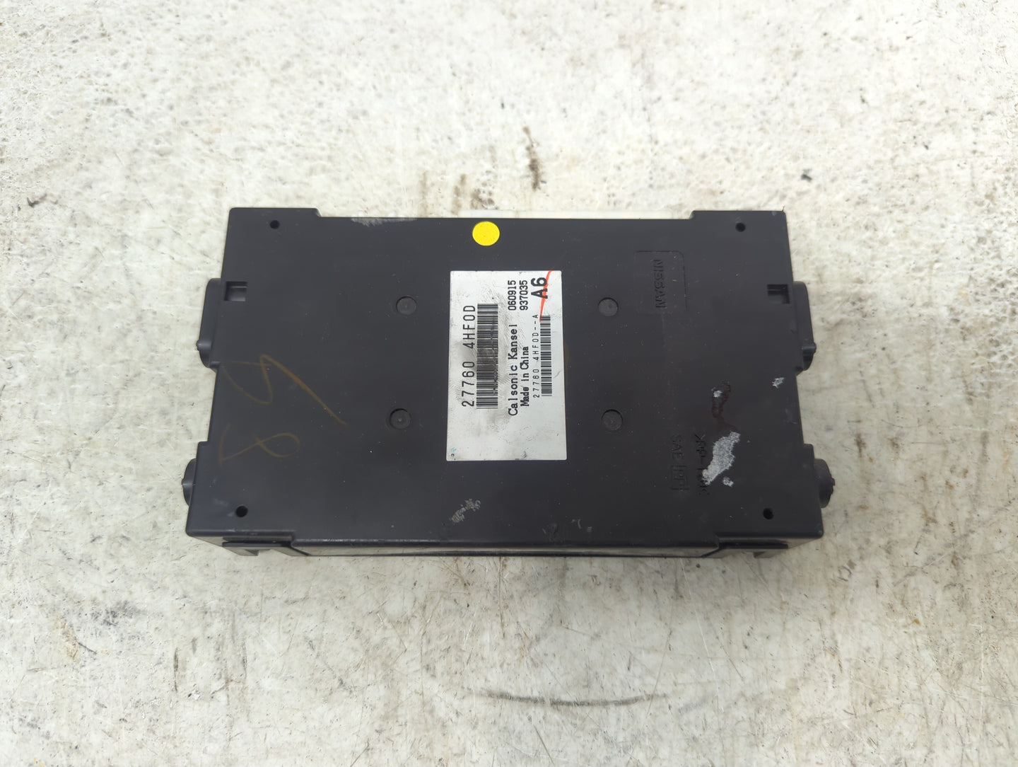 2014-2015 Infiniti Q50 Temperature Control Module 27760 4hf0d - Oemusedautoparts1.com
