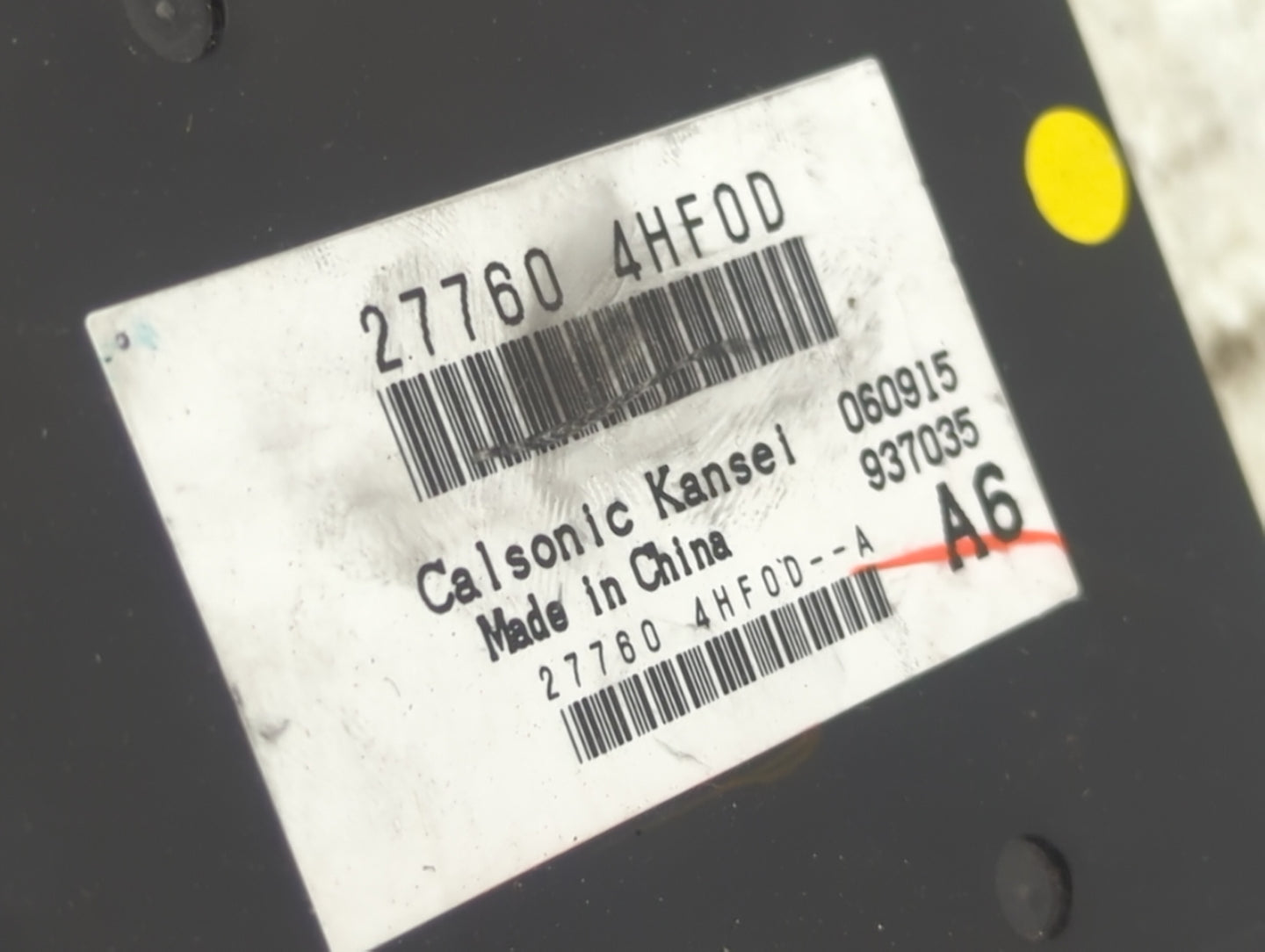 2014-2015 Infiniti Q50 Temperature Control Module 27760 4hf0d - Oemusedautoparts1.com