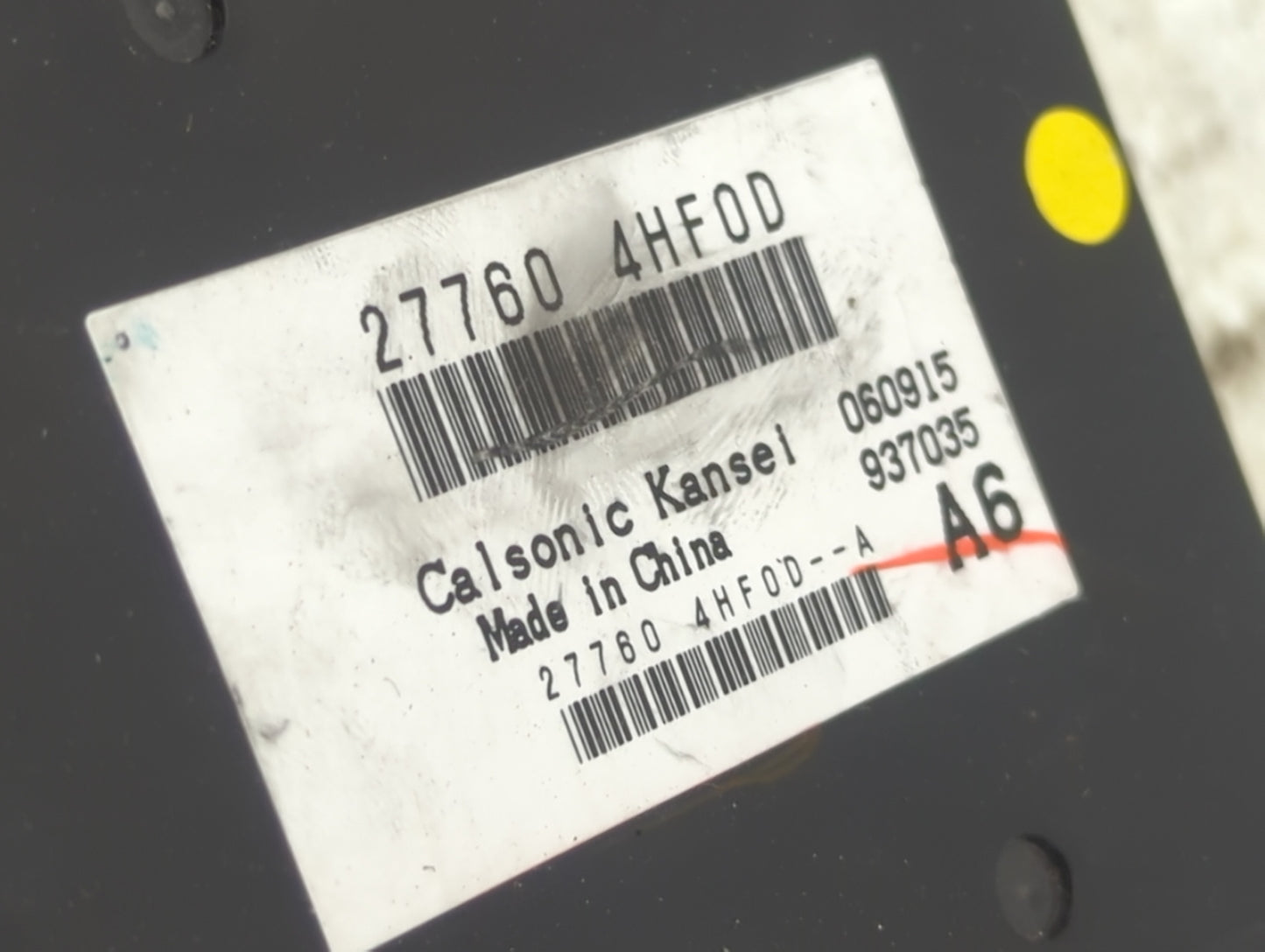 2014-2015 Infiniti Q50 Temperature Control Module 27760 4hf0d - Oemusedautoparts1.com