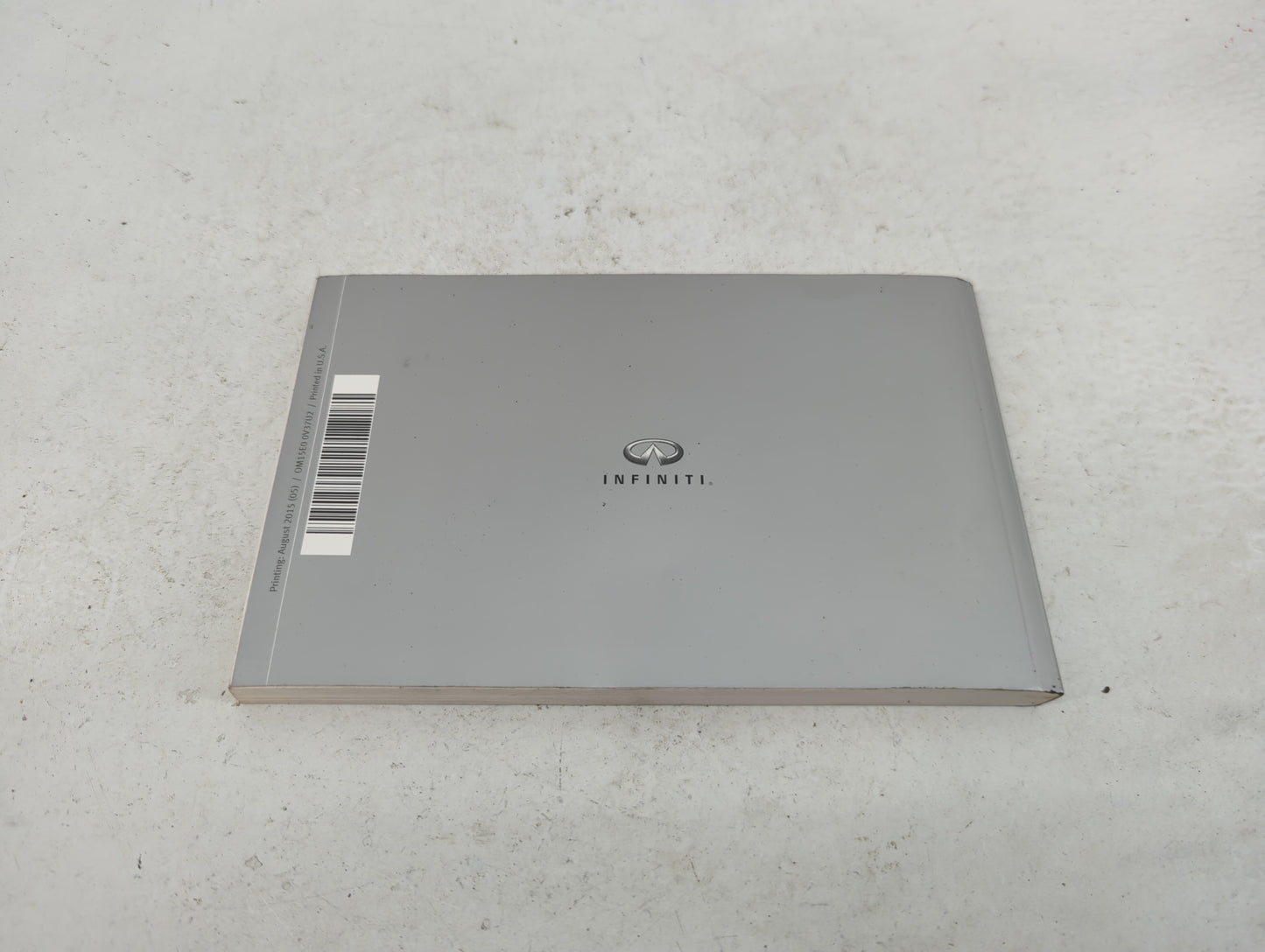2015 Infiniti Q50 Owners Manual Book Guide OEM Used Auto Parts - Oemusedautoparts1.com