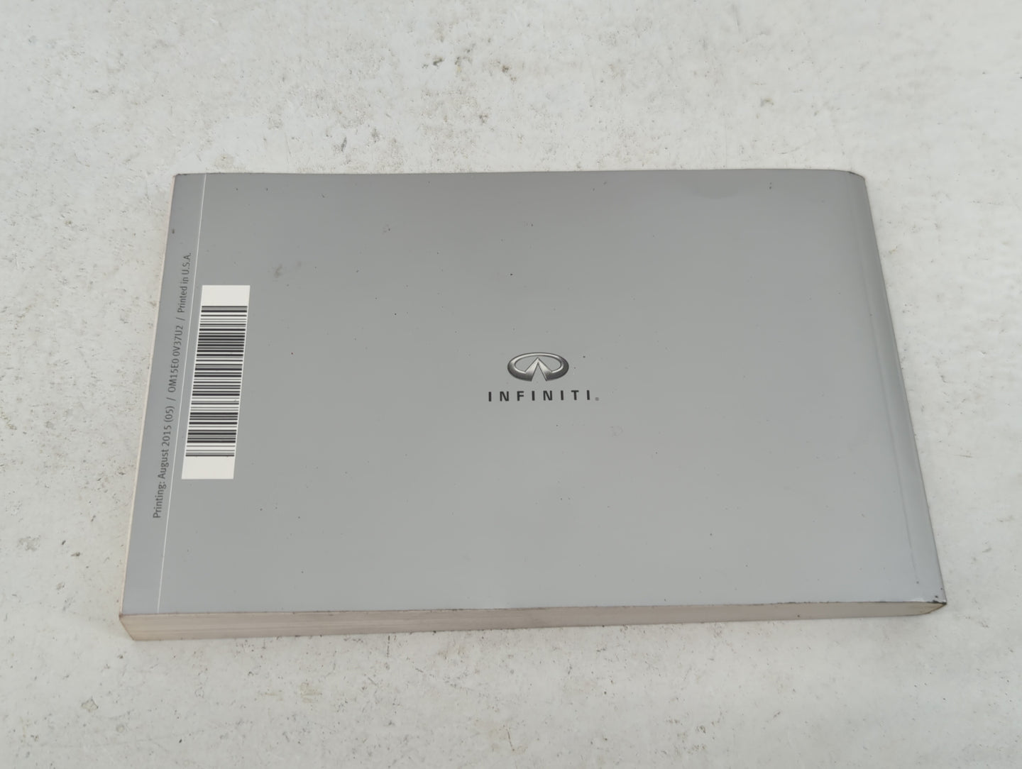 2015 Infiniti Q50 Owners Manual Book Guide OEM Used Auto Parts - Oemusedautoparts1.com