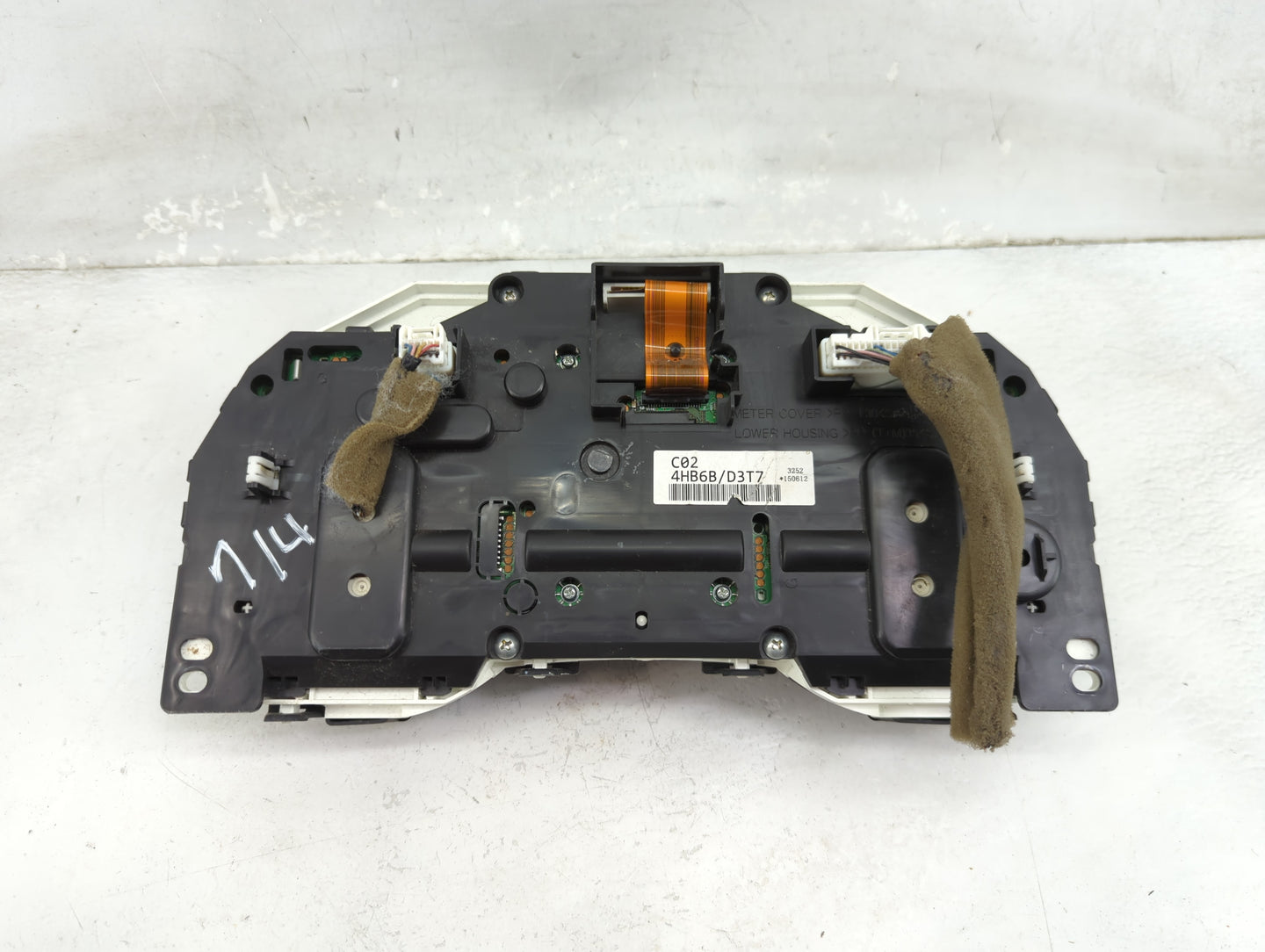 2014-2015 Infiniti Q50 Instrument Cluster Speedometer Gauges P/N:4HB6B/D3T7 Miles: Fits Fits 2014 2015 OEM Used Auto Parts -