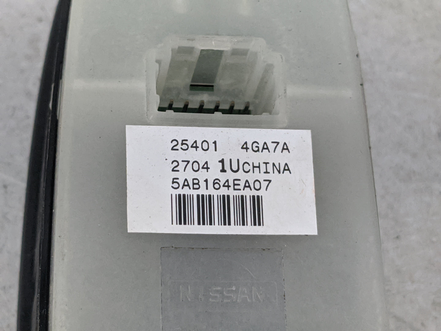 2014-2020 Infiniti Q50 Master Power Window Switch Replacement Driver Side Left P/N:25401 4GA7A Fits OEM Used Auto Parts - Oe