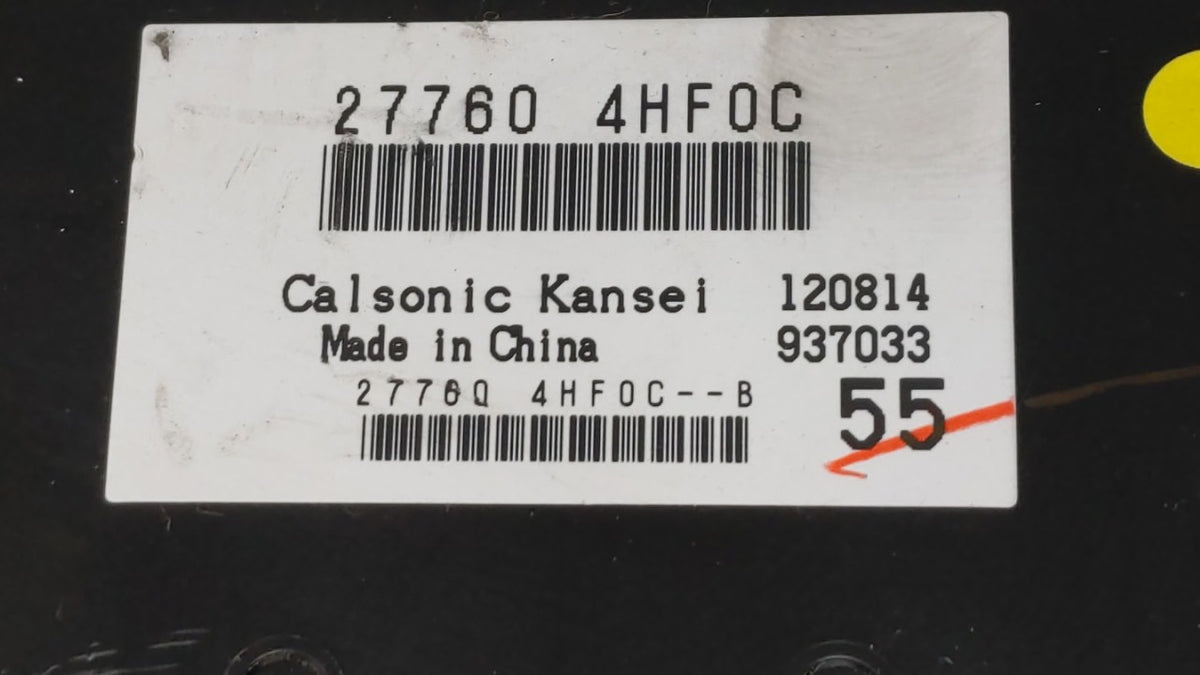 2015 Infiniti Q50 Am Fm Cd Player Radio Receiver 184765 - Oemusedautoparts1.com