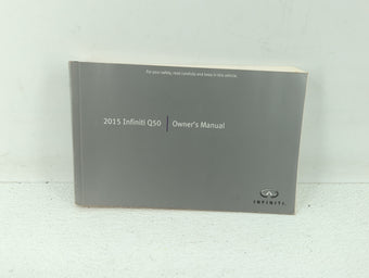 compare product 2015 Infiniti Q50 Owners Manual Book Guide OEM Used Auto Parts