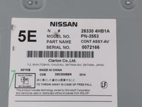 2014-2015 Infiniti Q50 Radio AM FM Cd Player Receiver Replacement P/N:28330 4HB1B 28330 4HB2C Fits Fits 2014 2015 OEM Used A