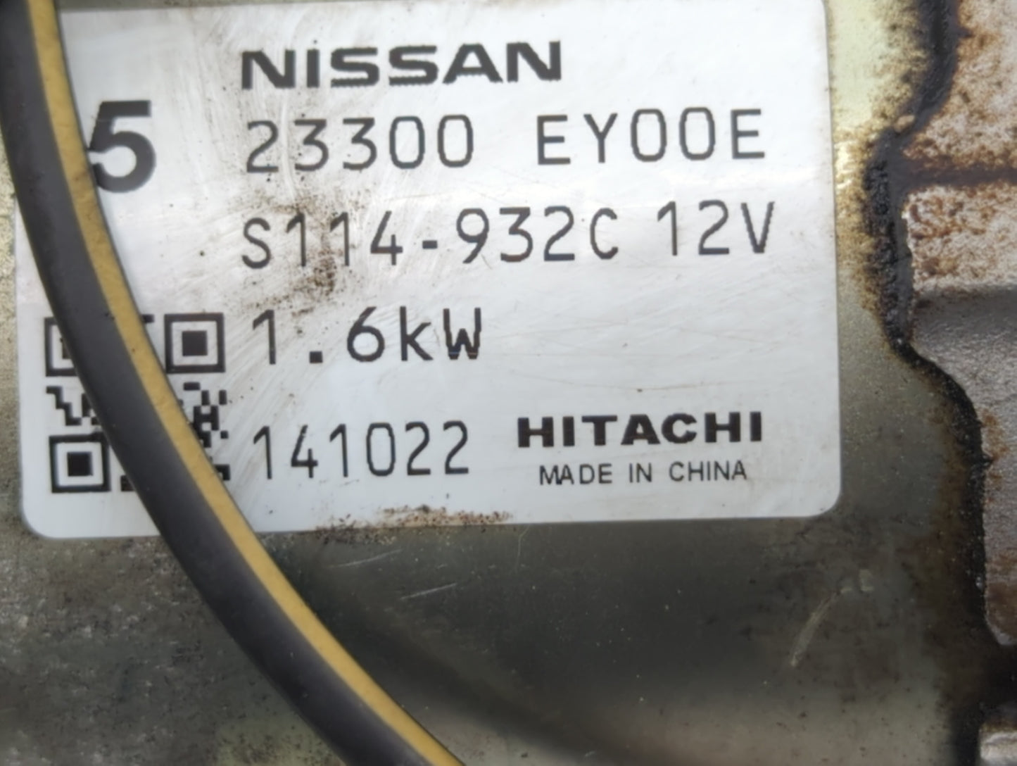 2014-2020 Infiniti Q50 Car Starter Motor Solenoid OEM P/N:S114-932C 23300 EY00E Fits OEM Used Auto Parts - Oemusedautoparts1