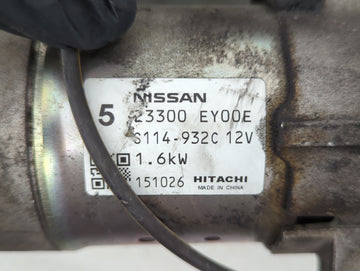 2014-2020 Infiniti Q50 Car Starter Motor Solenoid OEM P/N:23300 EY00E Fits OEM Used Auto Parts