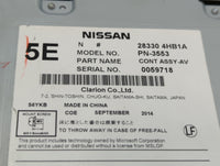 2014-2018 Infiniti Q50 Radio AM FM Cd Player Receiver Replacement P/N:28330 4HB1A Fits Fits 2014 2015 2016 2017 2018 OEM Use