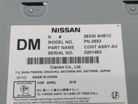 2015-2020 Infiniti Q50 Radio AM FM Cd Player Receiver Replacement P/N:28330 4HB1C 28330 4HB1A Fits OEM Used Auto Parts - Oem