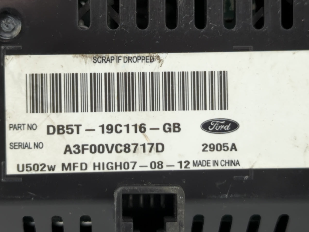 2015-2015 Infiniti Q50 Information Radio Display Screen - Oemusedautoparts1.com