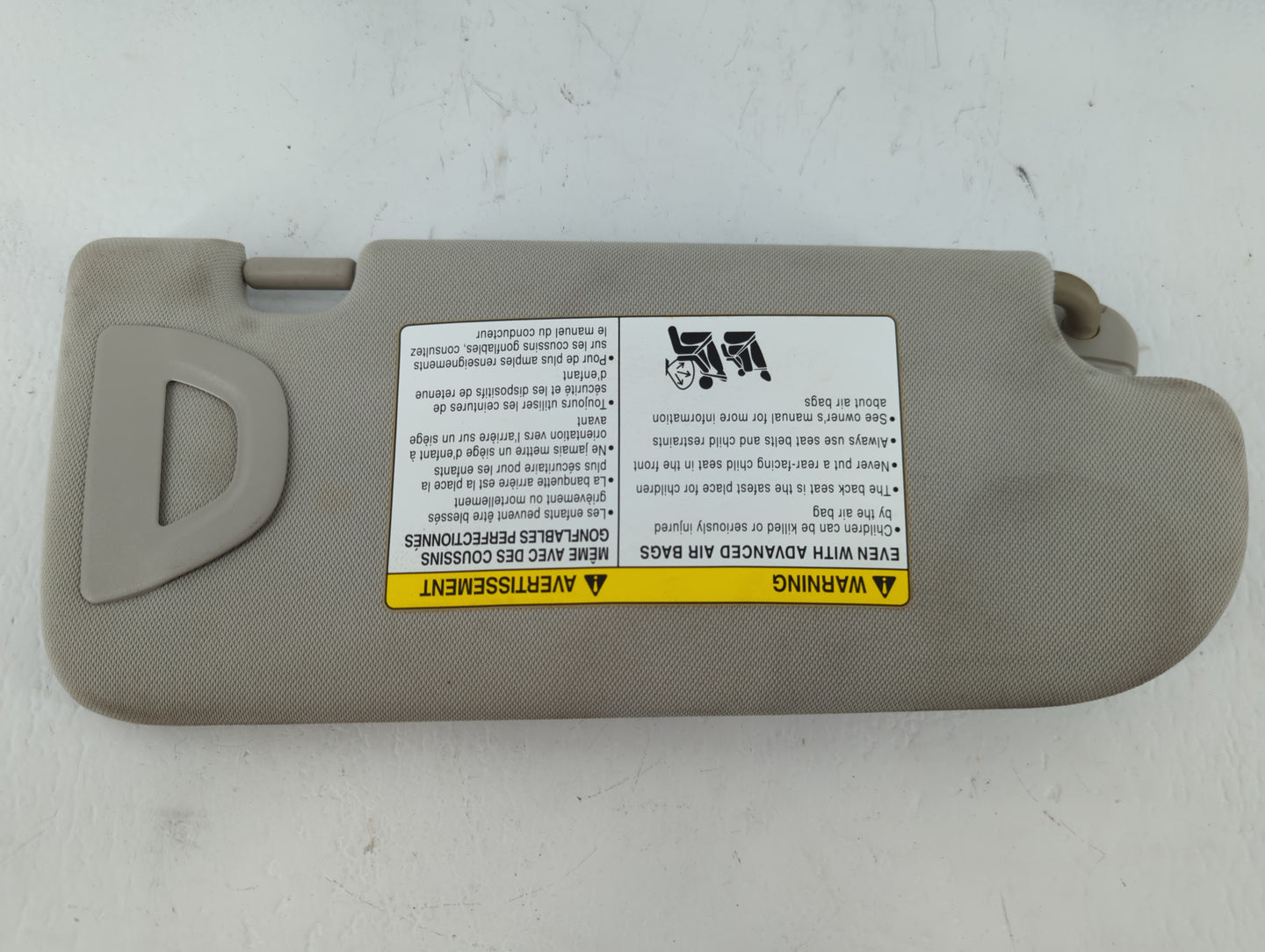 2014-2020 Infiniti Q50 Sun Visor Shade Replacement Driver Left Mirror Fits Fits 2014 2015 2016 2017 2018 2019 2020 OEM Used 
