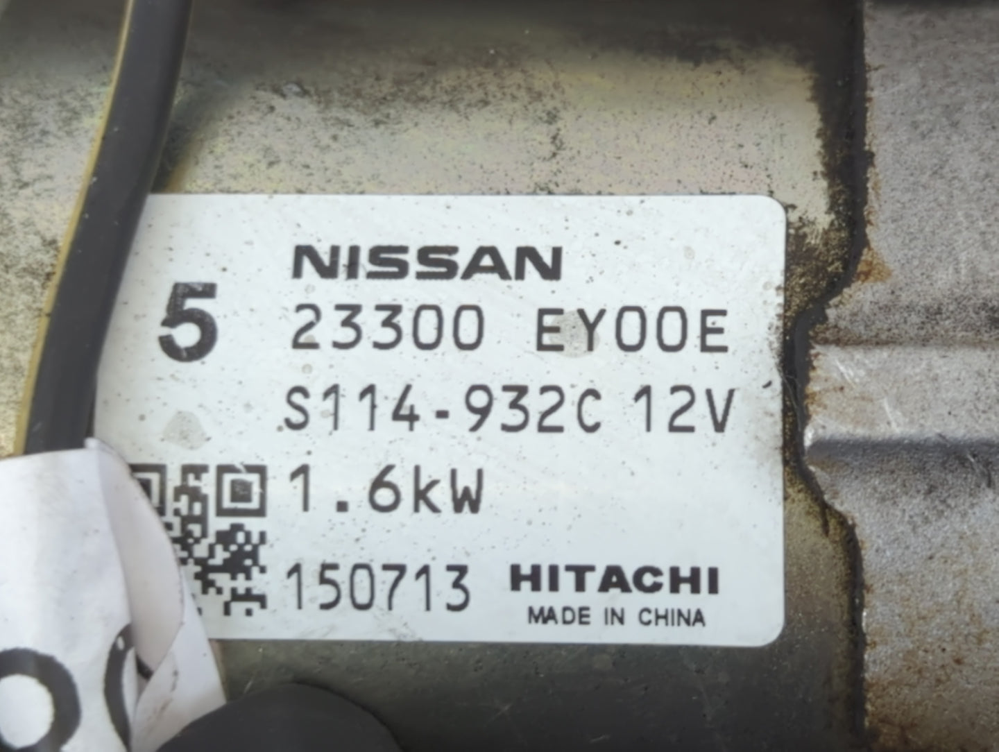 2014-2020 Infiniti Q50 Car Starter Motor Solenoid OEM P/N:S114-932C 12V 23300 EY00E Fits OEM Used Auto Parts - Oemusedautopa