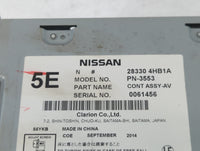 2014-2018 Infiniti Q50 Am Fm Cd Player Radio Receiver - Oemusedautoparts1.com