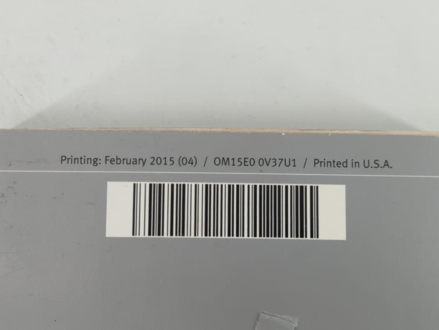 2015 Infiniti Q50 Owners Manual Book Guide P/N:0M15E0 0V37U1 OEM Used Auto Parts - Oemusedautoparts1.com