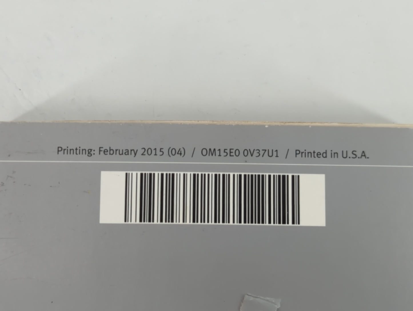 2015 Infiniti Q50 Owners Manual Book Guide P/N:0M15E0 0V37U1 OEM Used Auto Parts - Oemusedautoparts1.com