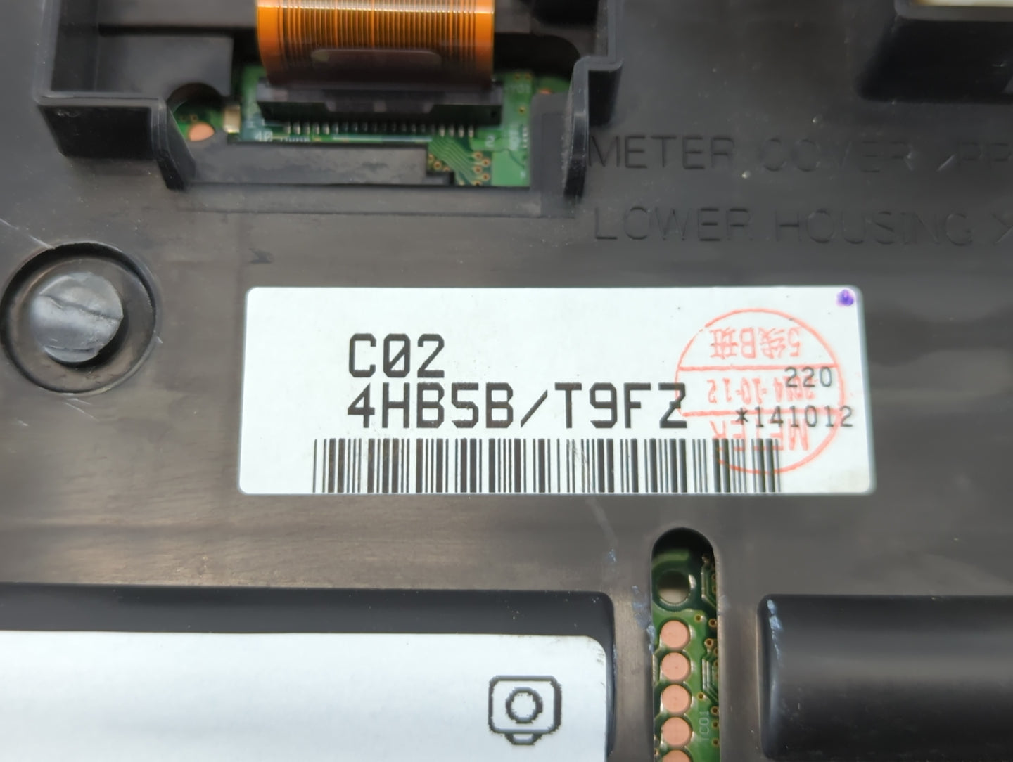 2015 Infiniti Q50 Instrument Cluster Speedometer Gauges P/N:C02 4HB5B T9FZ Fits OEM Used Auto Parts - Oemusedautoparts1.com