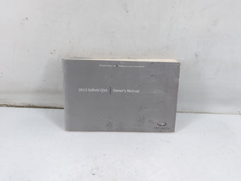 compare product 2015 Infiniti Q50 Owners Manual Book Guide P/N:OM15E0 0V37U0 OEM Used Auto Parts