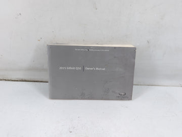 2015 Infiniti Q50 Owners Manual Book Guide P/N:OM15E0 0V37U0 OEM Used Auto Parts - Oemusedautoparts1.com
