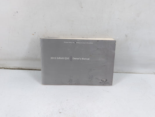 2015 Infiniti Q50 Owners Manual Book Guide P/N:OM15E0 0V37U0 OEM Used Auto Parts - Oemusedautoparts1.com
