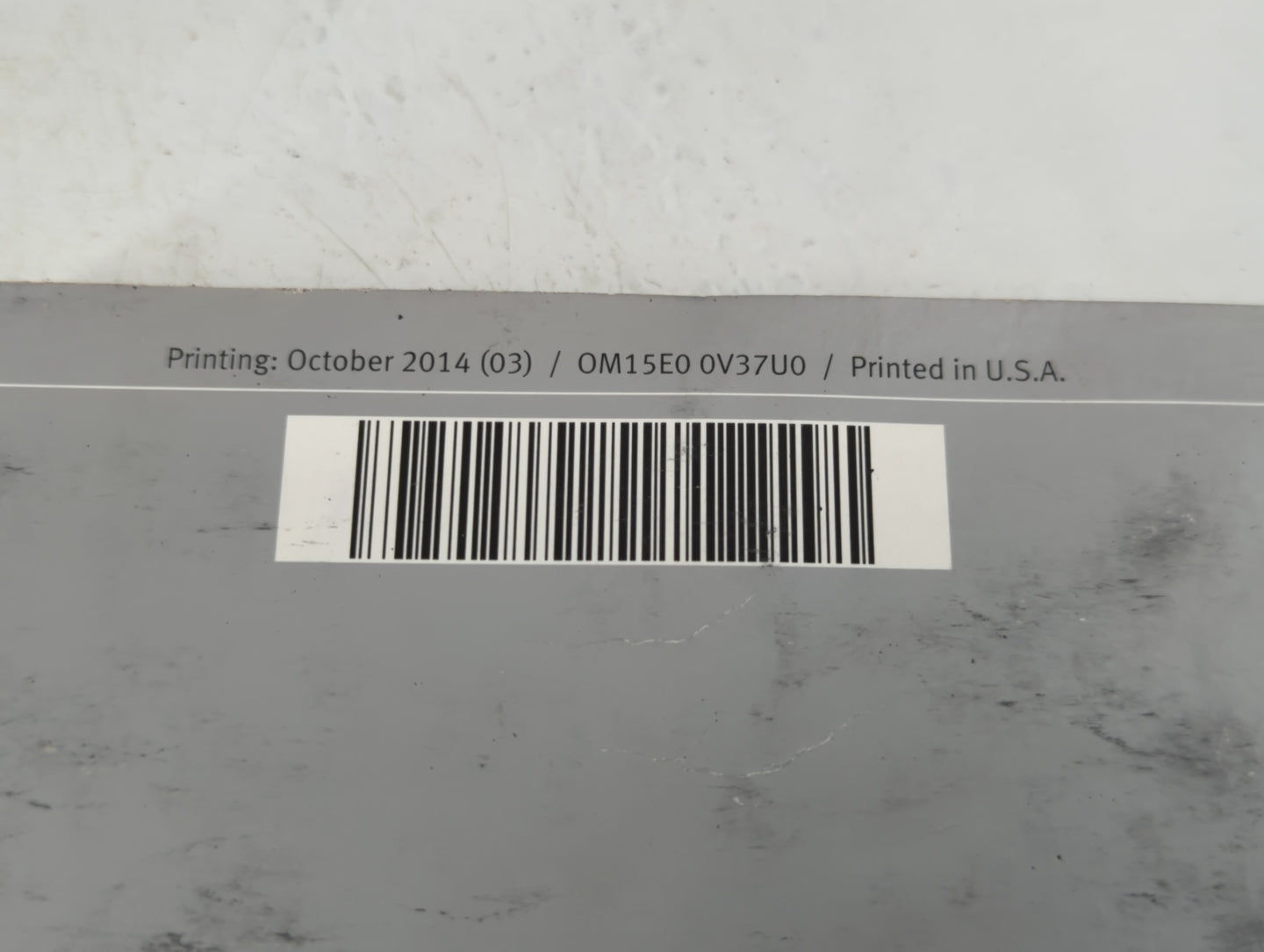 2015 Infiniti Q50 Owners Manual Book Guide P/N:OM15E0 0V37U0 OEM Used Auto Parts - Oemusedautoparts1.com