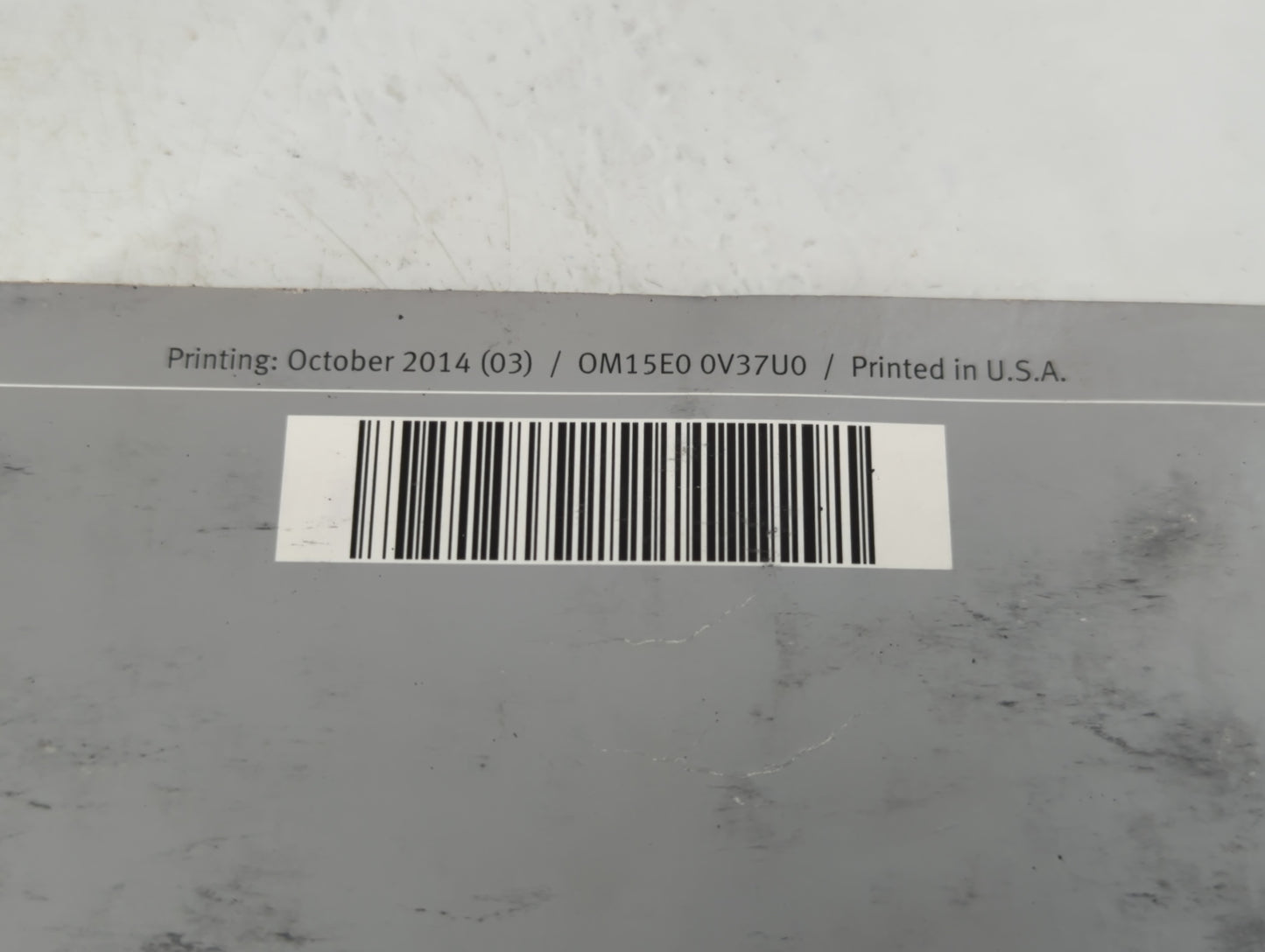 2015 Infiniti Q50 Owners Manual Book Guide P/N:OM15E0 0V37U0 OEM Used Auto Parts - Oemusedautoparts1.com