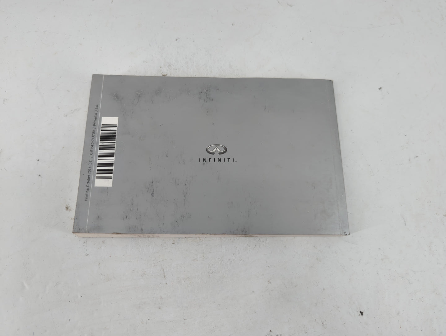 2015 Infiniti Q50 Owners Manual Book Guide P/N:OM15E0 0V37U0 OEM Used Auto Parts - Oemusedautoparts1.com