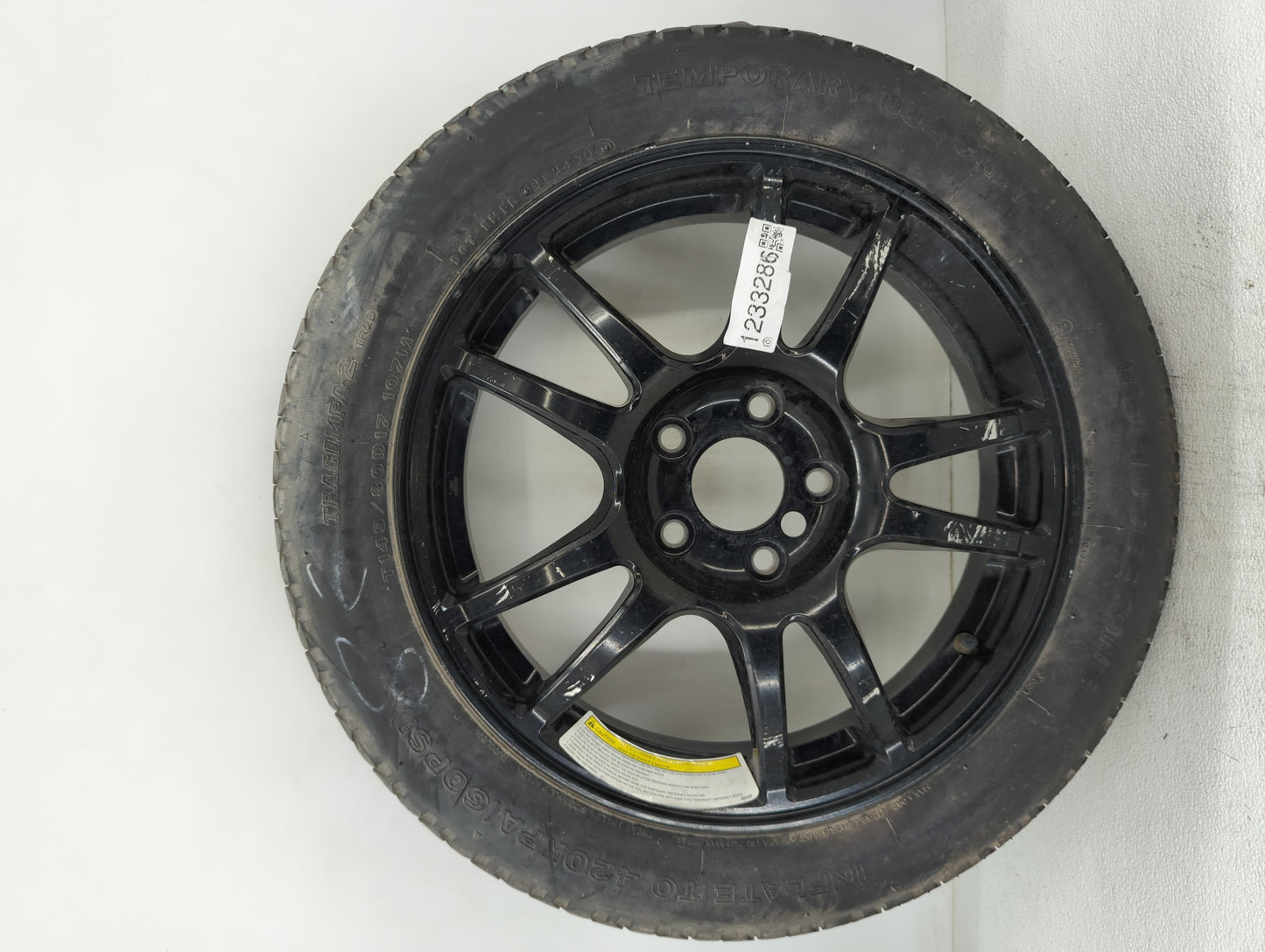 2014-2015 Infiniti Q60 Spare Donut Tire Wheel Rim Oem - Oemusedautoparts1.com