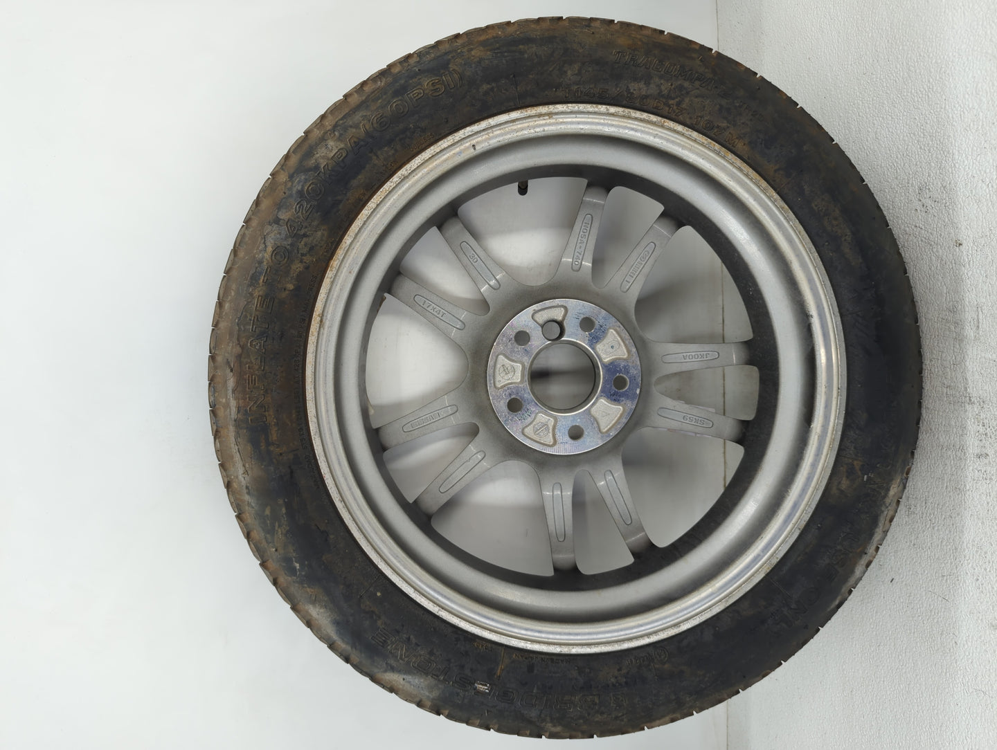2014-2015 Infiniti Q60 Spare Donut Tire Wheel Rim Oem - Oemusedautoparts1.com