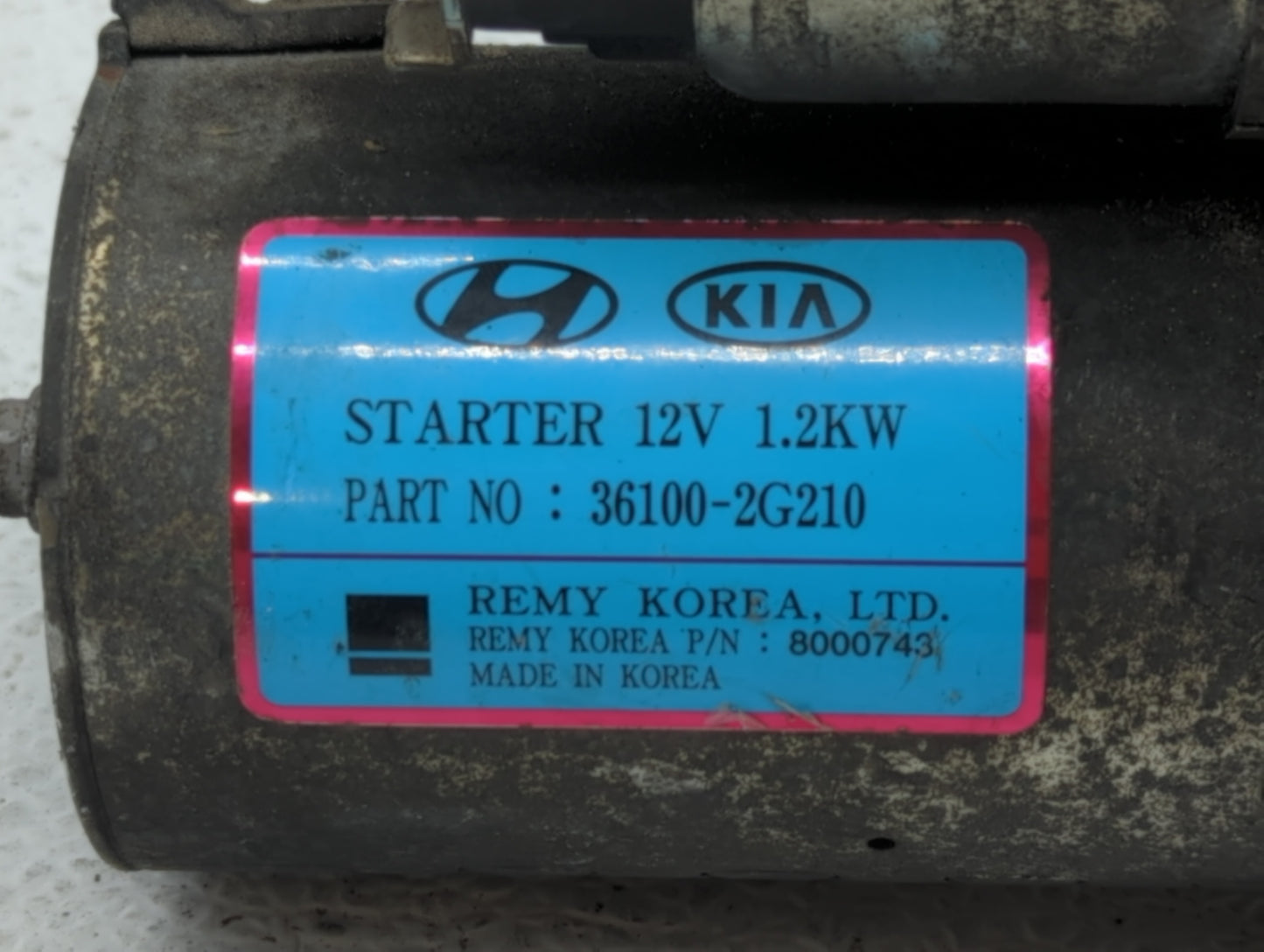 2014-2019 Infiniti Q70 Car Starter Motor Solenoid OEM P/N:36100-2G210 Fits OEM Used Auto Parts - Oemusedautoparts1.com