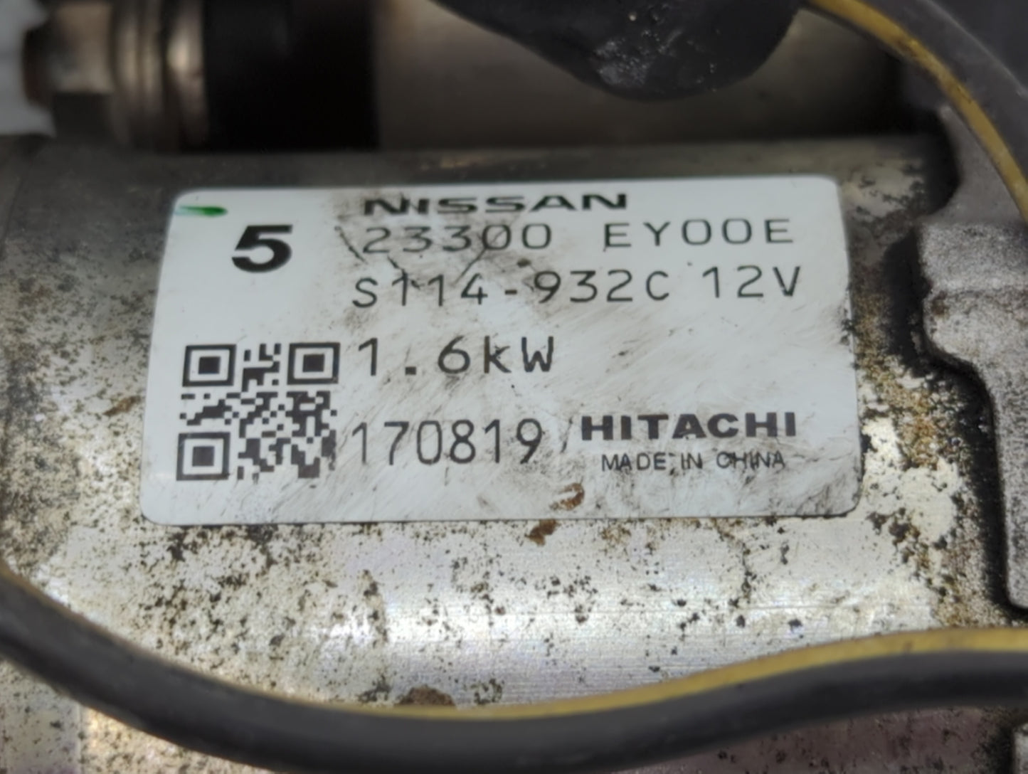 2014-2019 Infiniti Q70 Car Starter Motor Solenoid OEM P/N:23300 EY00E Fits OEM Used Auto Parts - Oemusedautoparts1.com