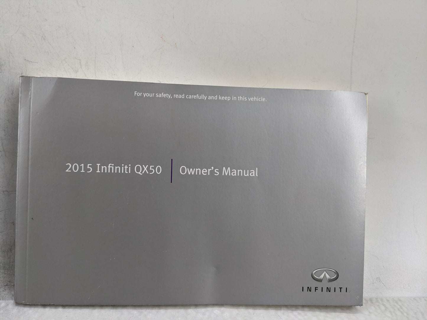 2015 Infiniti Qx50 Owners Manual Book Guide OEM Used Auto Parts - Oemusedautoparts1.com