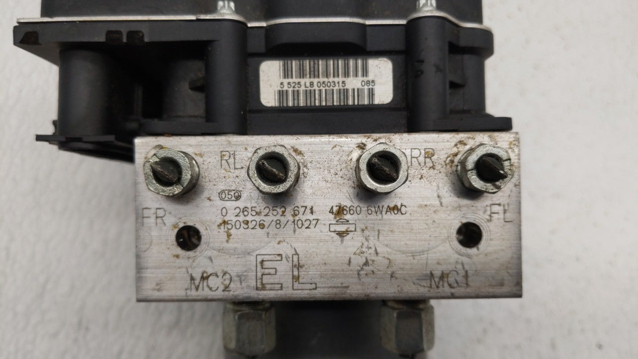 2014-2015 Infiniti Qx50 ABS Pump Control Module Replacement P/N:47660 6WA0C Fits Fits 2013 2014 2015 OEM Used Auto Parts - O