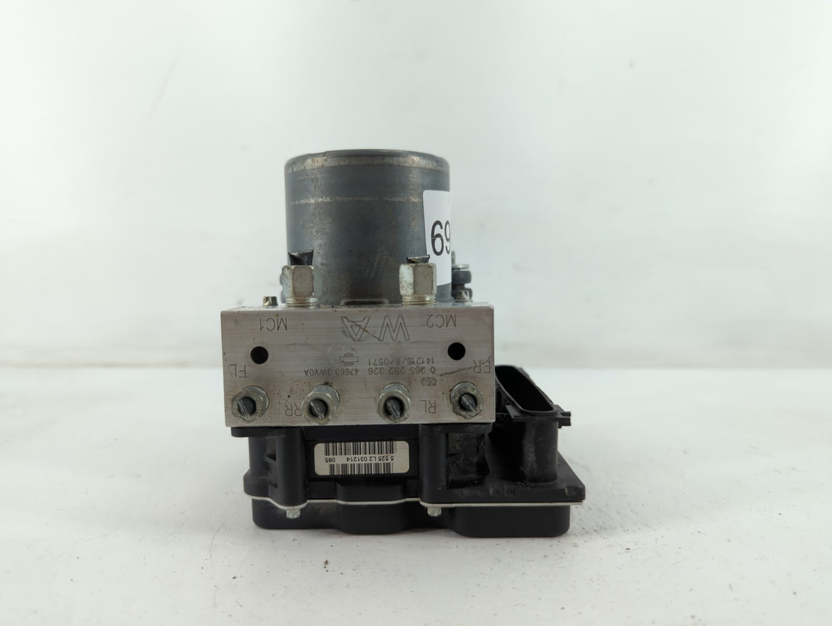 2014-2015 Infiniti Qx50 Anti-Lock Brake ABS Pump Module Actuator OEM P/N:47660 3WV0A 0 265 252 326 Fits Fits 2013 2014 2015 