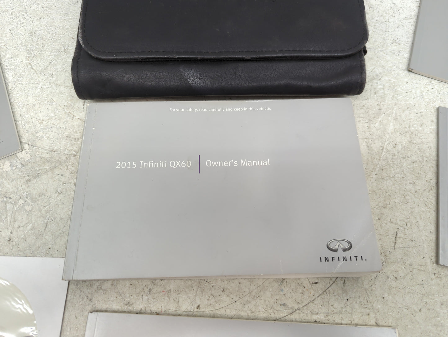 2015 Infiniti Qx60 Owners Manual Book Guide P/N:OM15EA-0L50U1 OEM Used Auto Parts - Oemusedautoparts1.com
