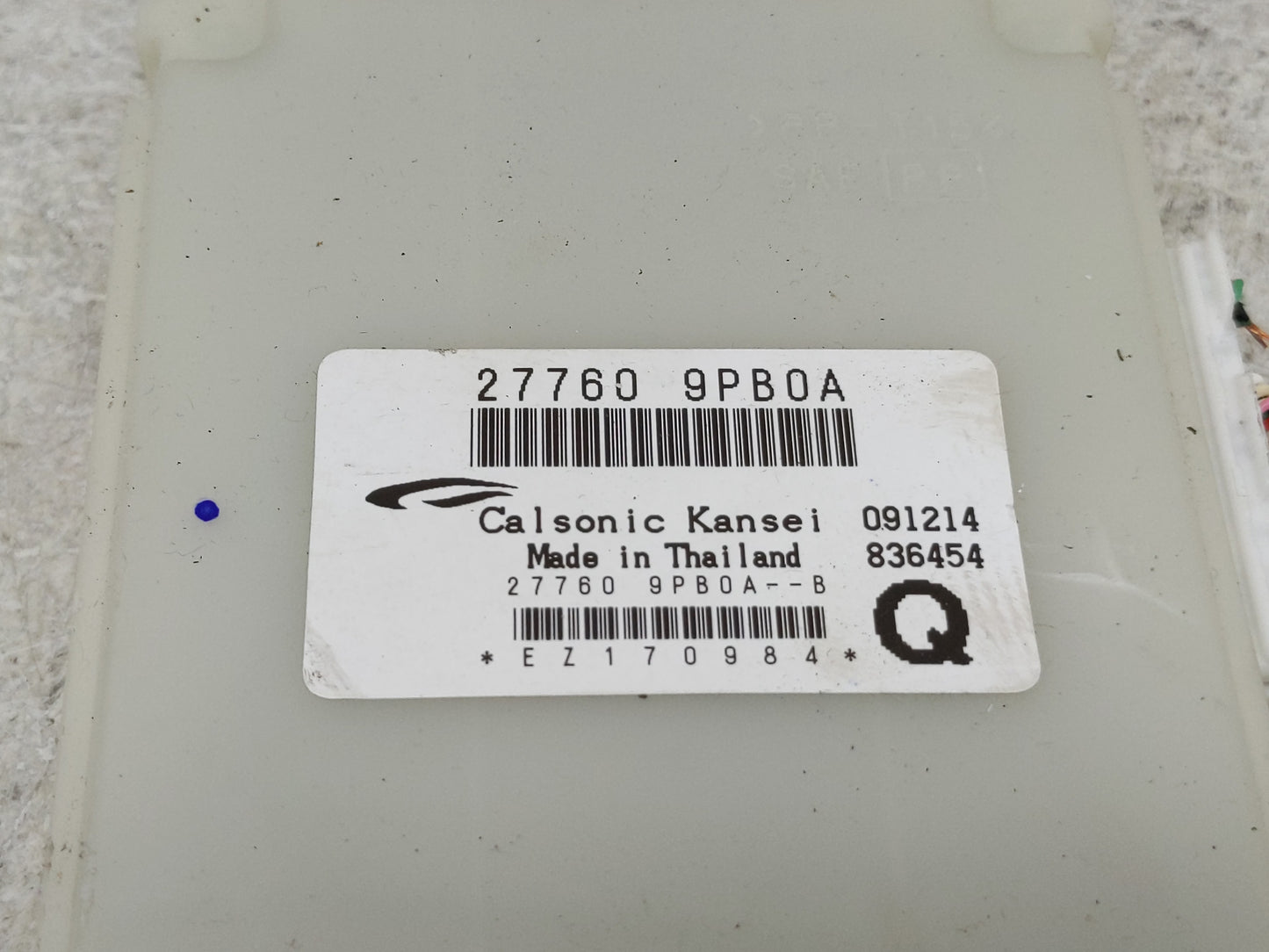 2015-2016 Infiniti Qx60 Radio AM FM Cd Player Receiver Replacement P/N:27760 9PB0A Fits Fits 2015 2016 OEM Used Auto Parts -