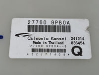 2014-2016 Infiniti Qx60 Radio AM FM Cd Player Receiver Replacement P/N:27760 9PB0A Fits Fits 2013 2014 2015 2016 OEM Used Au