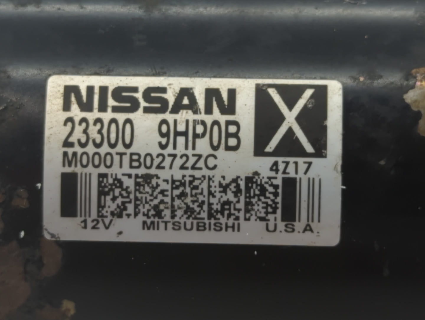 2015-2020 Infiniti Qx60 Car Starter Motor Solenoid OEM P/N:23300 9HP0B Fits Fits 2015 2016 2017 2018 2019 2020 2021 2022 OEM