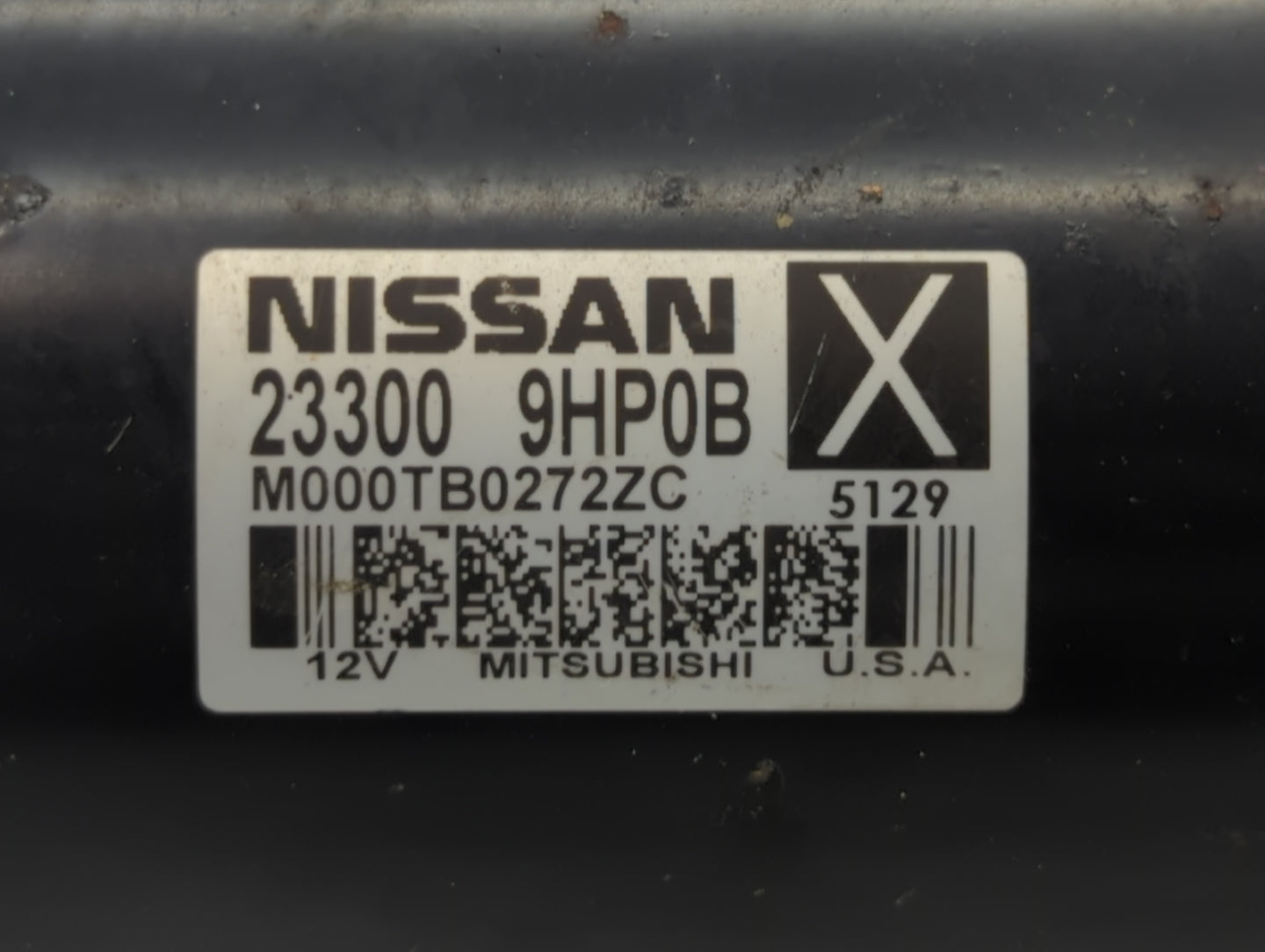 2015-2020 Infiniti Qx60 Car Starter Motor Solenoid OEM P/N:M000TB0272ZC 23300 9HP0B Fits OEM Used Auto Parts - Oemusedautopa