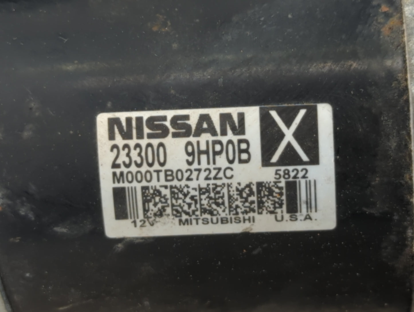 2015-2020 Infiniti Qx60 Car Starter Motor Solenoid OEM P/N:23300 9HP0B Fits Fits 2015 2016 2017 2018 2019 2020 2021 2022 OEM