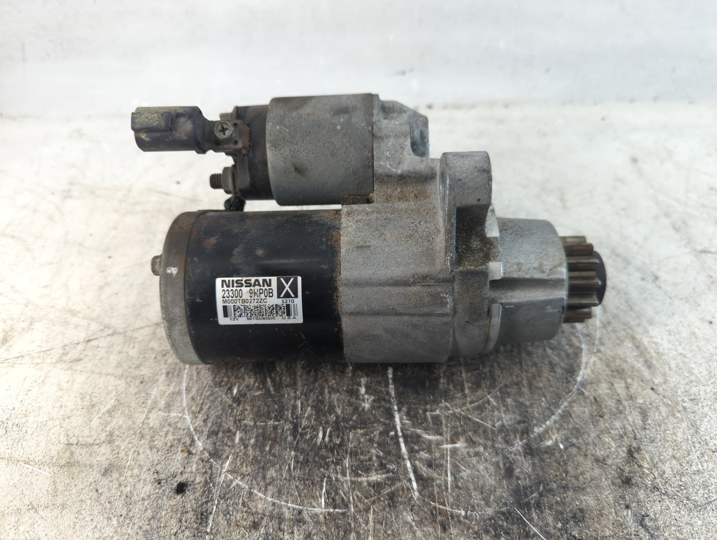 2015-2020 Infiniti Qx60 Car Starter Motor Solenoid OEM P/N:M000TB0272ZC 23300 9HP0B Fits OEM Used Auto Parts - Oemusedautopa