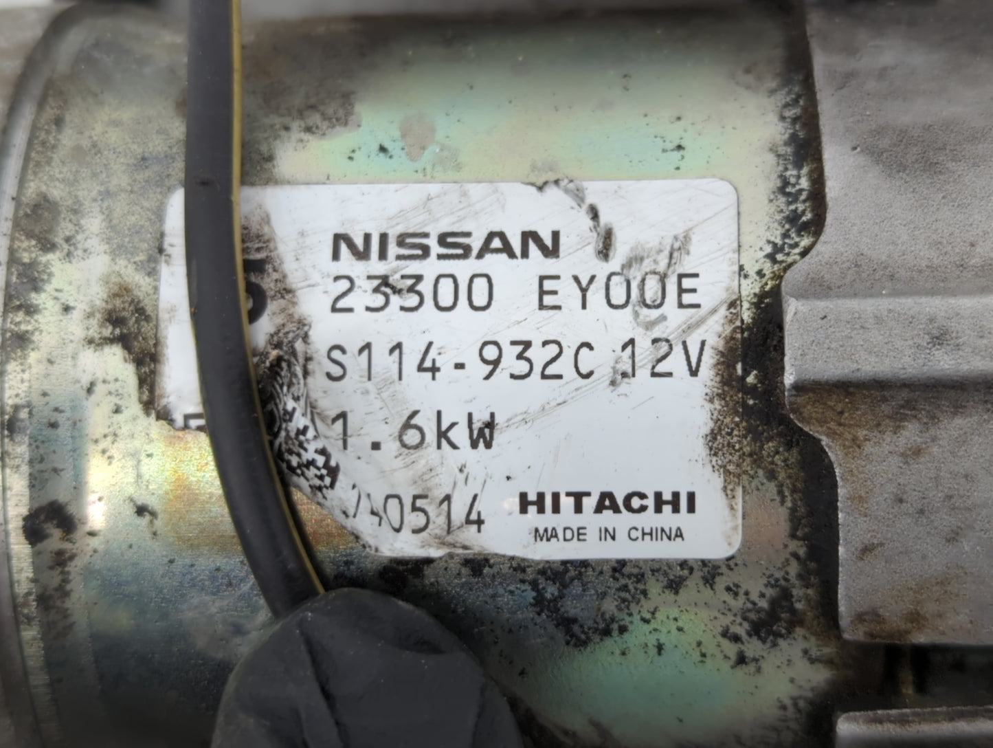 2014-2017 Infiniti Qx70 Car Starter Motor Solenoid OEM P/N:23300 EY00E Fits OEM Used Auto Parts - Oemusedautoparts1.com