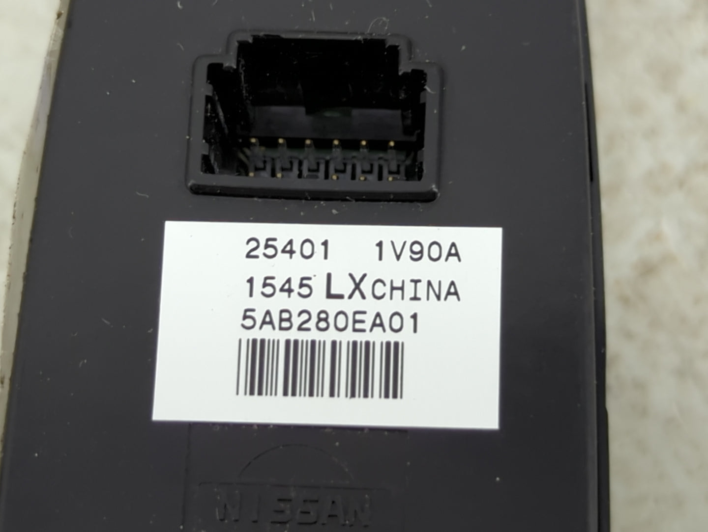 2014-2019 Infiniti Qx80 Master Power Window Switch Replacement Driver Side Left P/N:25401 1V90A 5AB280EA01 Fits OEM Used Aut