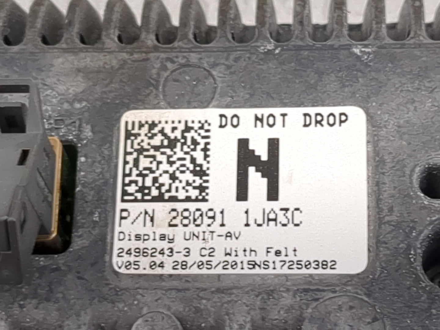 2014-2017 Infiniti Qx80 Information Display Screen 1494861 - Oemusedautoparts1.com