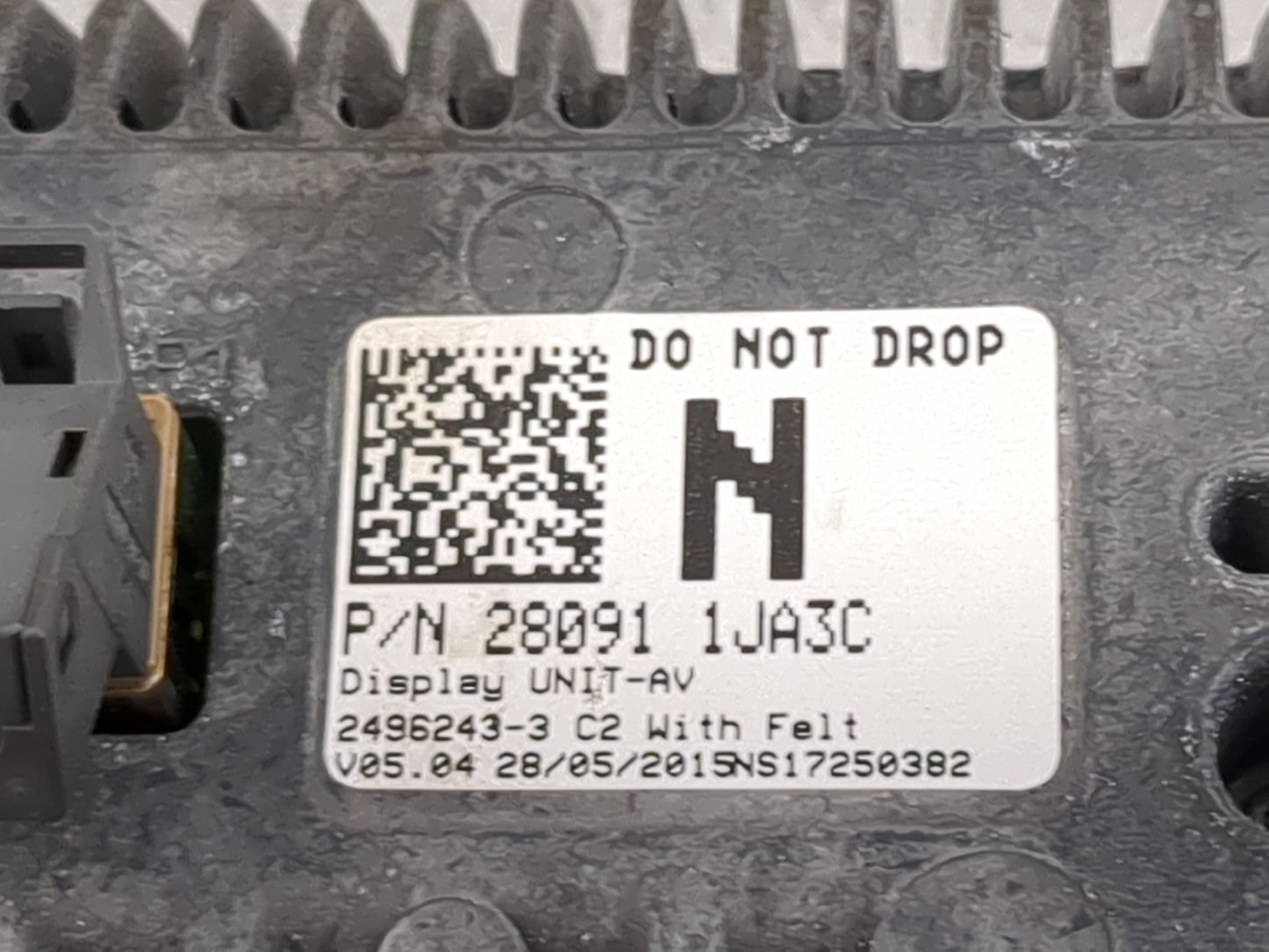 2014-2017 Infiniti Qx80 Information Display Screen 1494861 - Oemusedautoparts1.com
