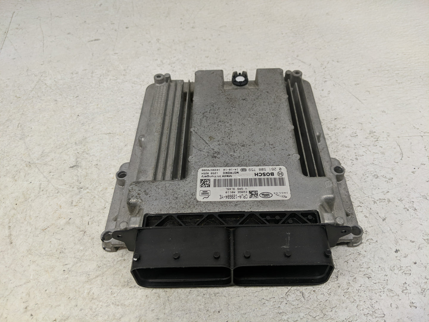2014-2018 Jaguar F-Type PCM Engine Control Computer ECU ECM PCU OEM P/N:CPLA-12B684-YE 0 261 508 759 Fits OEM Used Auto Part