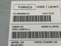 2014-2015 Jaguar Xf Radio AM FM Cd Player Receiver Replacement P/N:50645928 AA Fits Fits 2014 2015 2016 OEM Used Auto Parts 
