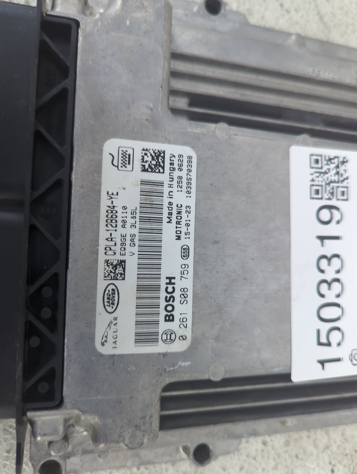 2013-2017 Jaguar Xf PCM Engine Control Computer ECU ECM PCU OEM P/N:CPLA-12B684-YE 0261S08759 Fits OEM Used Auto Parts - Oem